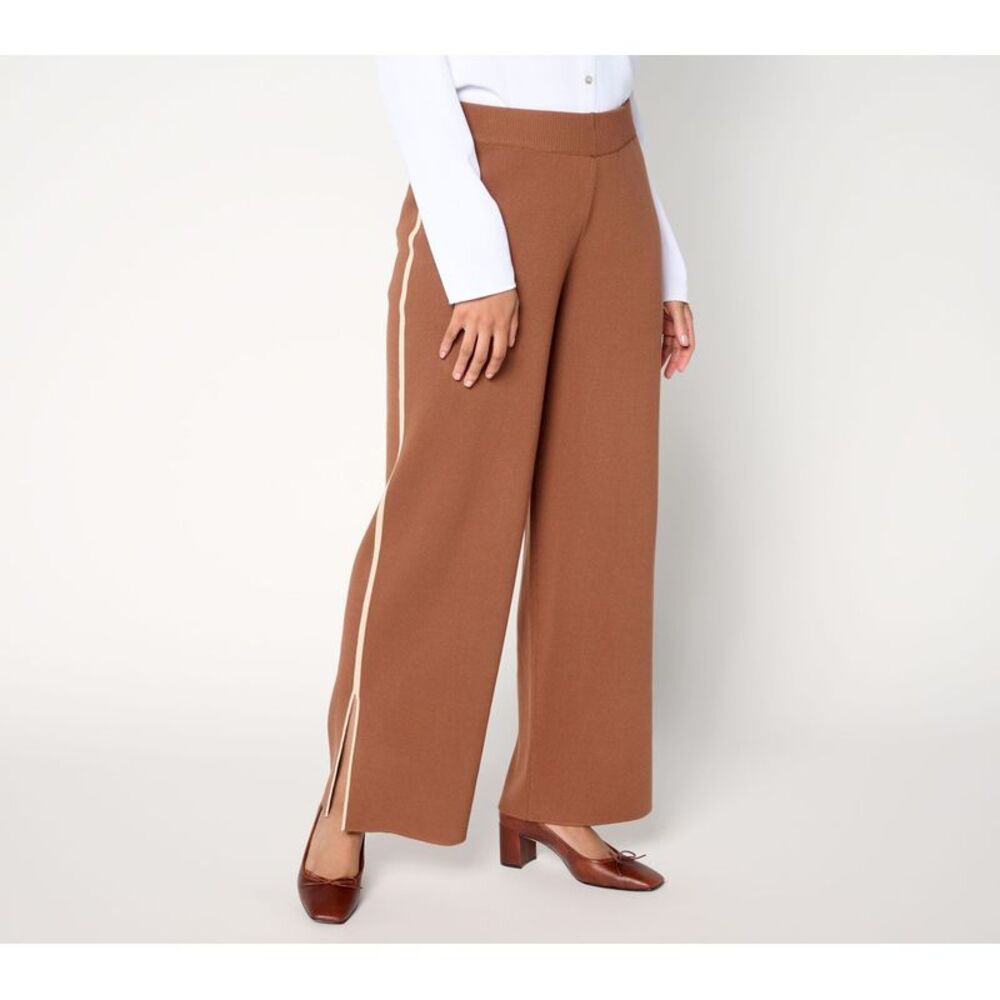 SUNNYLiFE Women's Pants Sz XL Sweater Knit Pull On Brown A704609